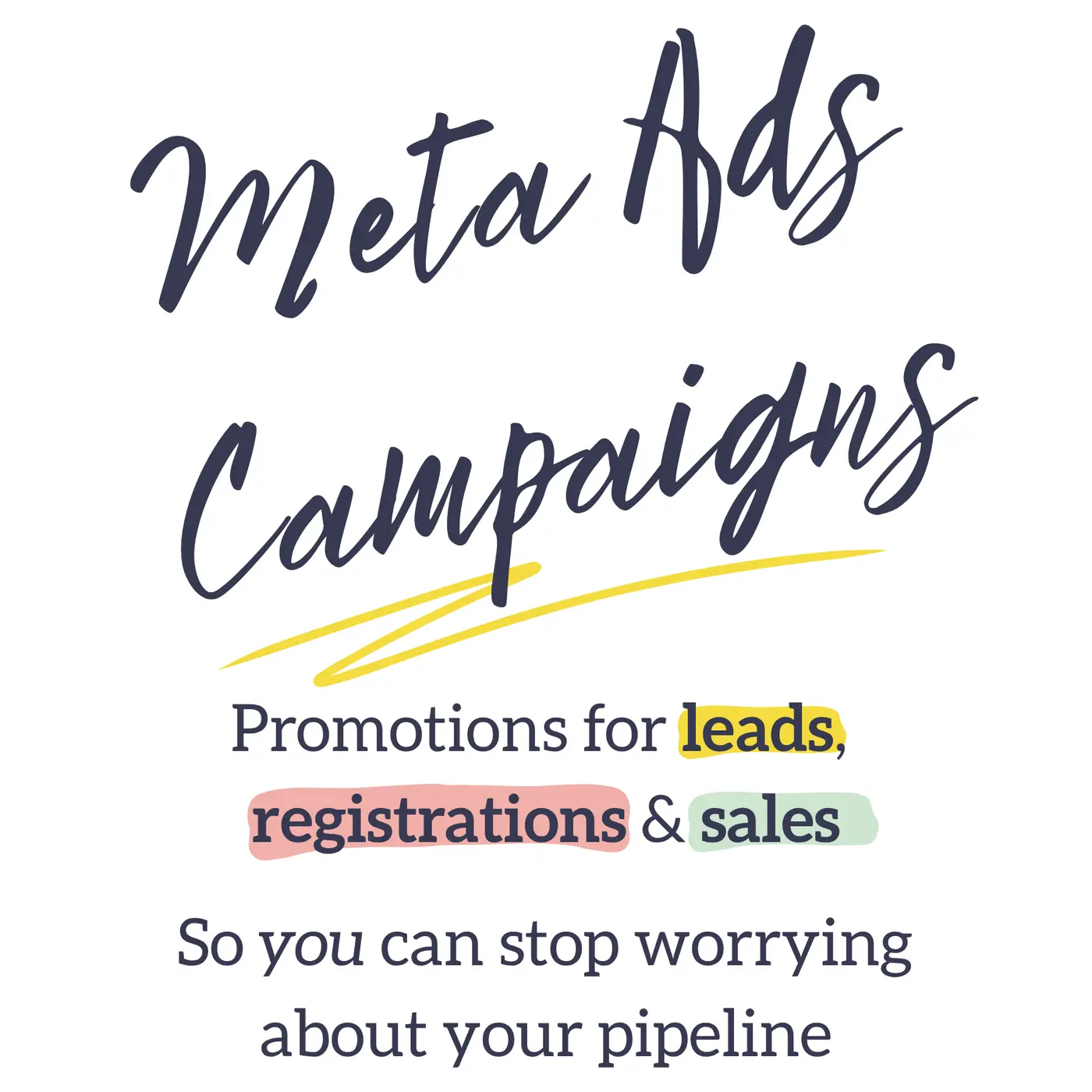 meta ads for leads, registrations and sales