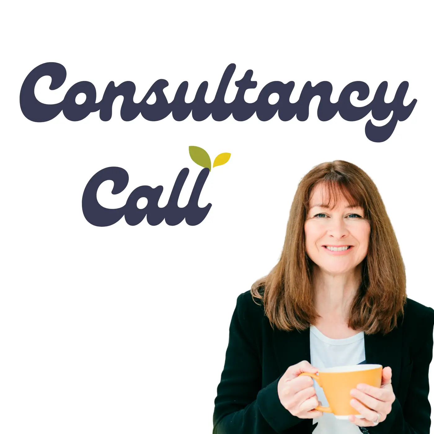 Consultancy Call and image of woman with dark hair